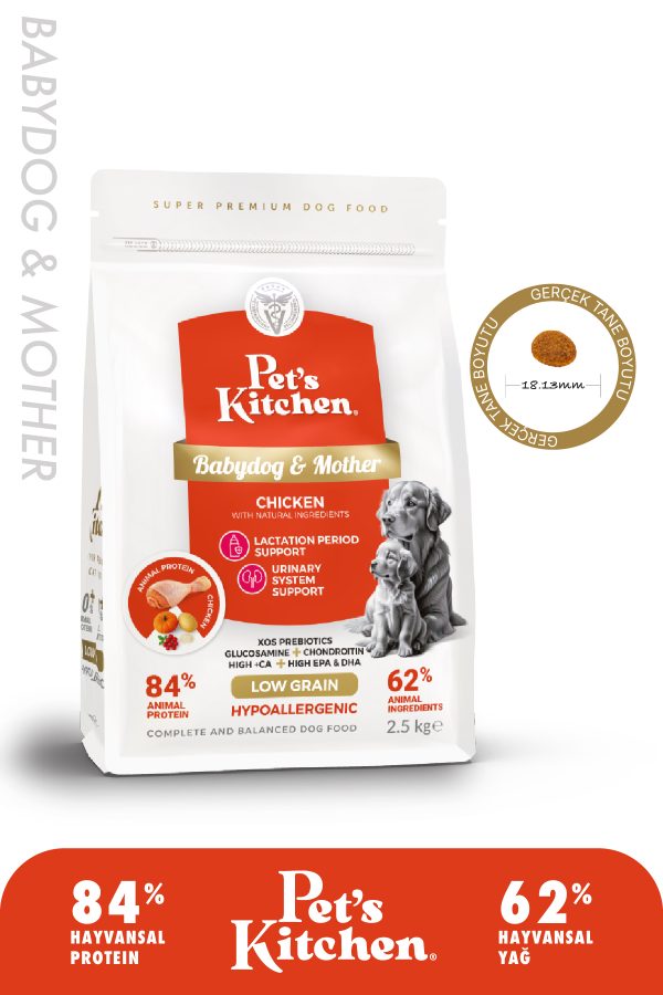 Pet's Kitchen Anne Yavru Köpek Maması Tavuklu 2,5 Kg