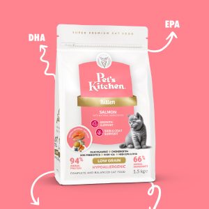 Pet's Kitchen Yavru Kedi Maması Somonlu 1,5 Kg - Görsel 4