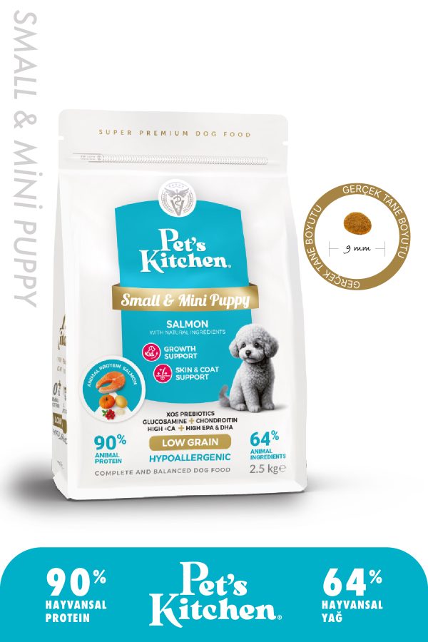 Pet's Kitchen Yavru Köpek Maması Somonlu 2,5 Kg