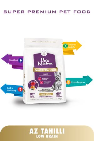 Pet's Kitchen Yetişkin Köpek Maması Küçük Irk Kuzu Etli 2,5 Kg - Görsel 2