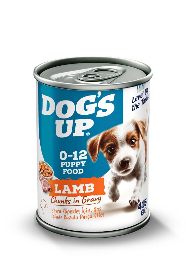 Dogs Up Yaş Yavru Köpek Maması Kuzu Etli 415gr