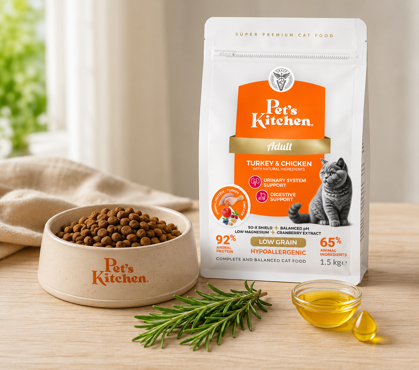 Kedi ve Köpek Beslenmesinde Doğal Antioksidanlar: Tokoferoller (E Vitamini) ve Biberiye Özütü