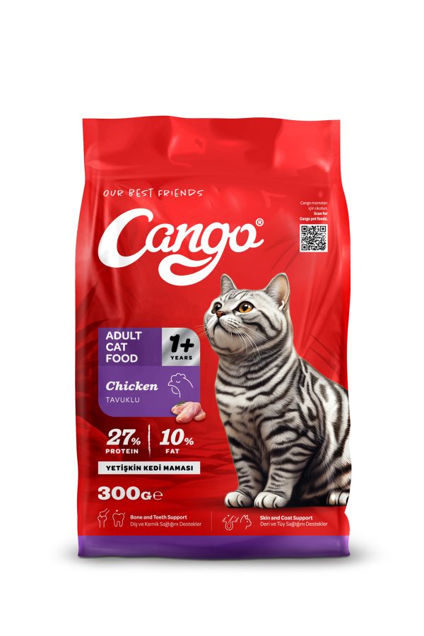 Cango Yetişkin Kedi Maması Tavuklu 300Gr