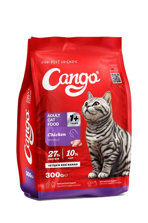 Cango Yetişkin Kedi Maması Tavuklu 300Gr