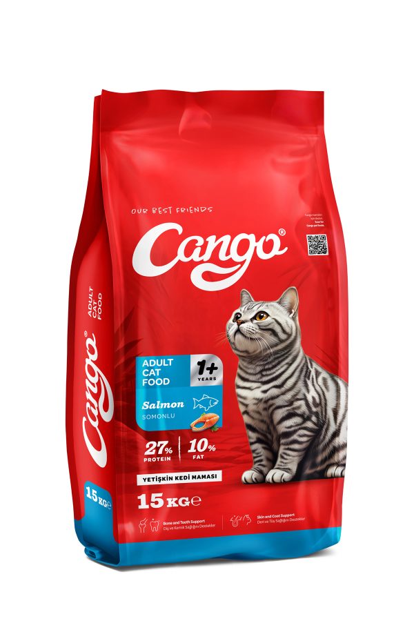 Cango Yetişkin Kedi Maması Somonlu 15KG