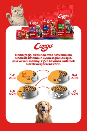 Cango Yetişkin Kedi Maması Kuzu Etli 1 Kg 5'li - Görsel 4