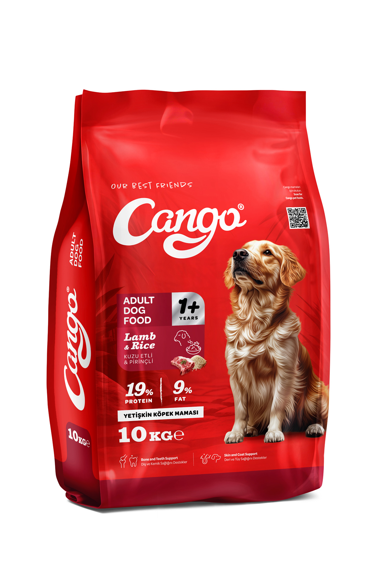 Cango Yetişkin Köpek Maması Kuzu Etli ve Pirinçli 10Kg - Görsel 2