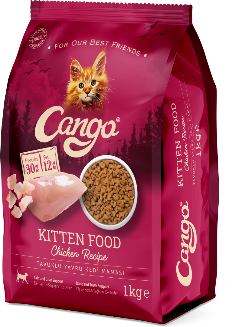 Cango Yavru Kedi Maması Tavuk Etli 1 Kg - Görsel 1